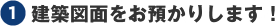 1.建築図面をお預かりします！